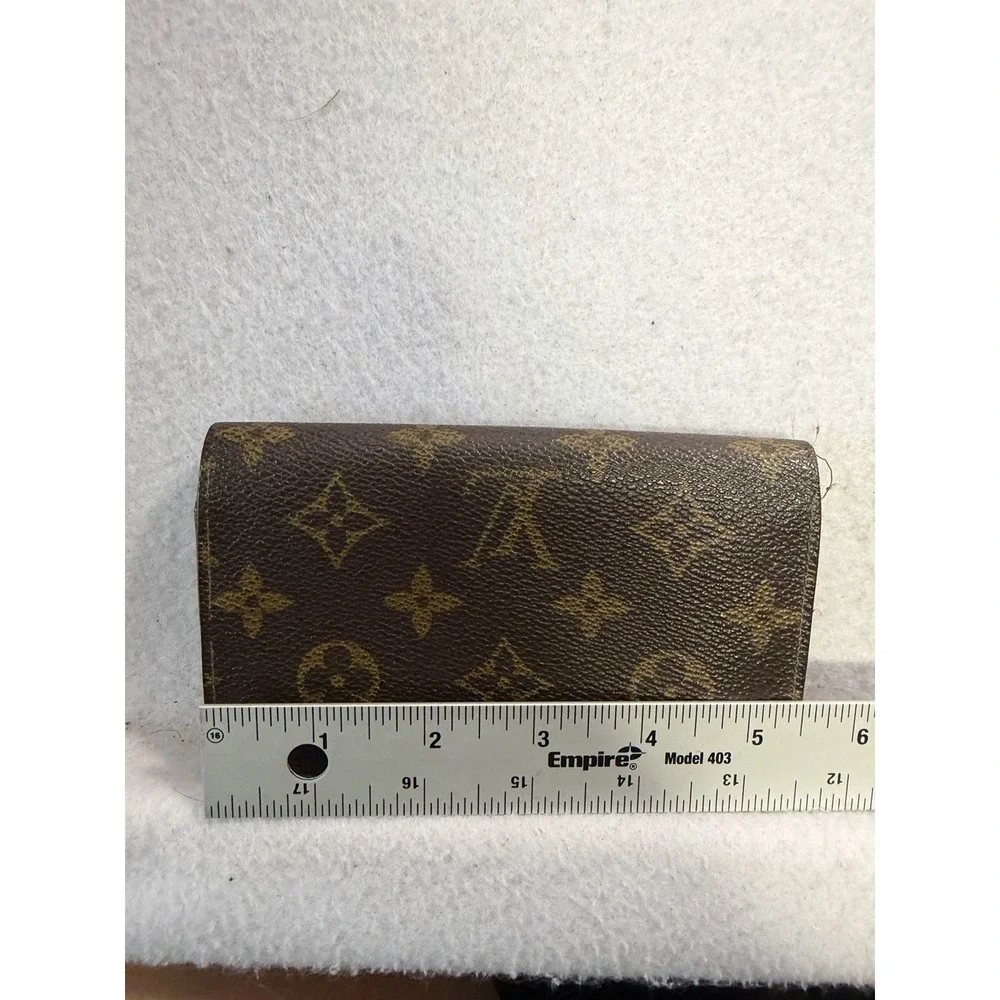 Vintage Louis Vuitton Wallet Portefeuille Monogram Canvas Classic Zipper